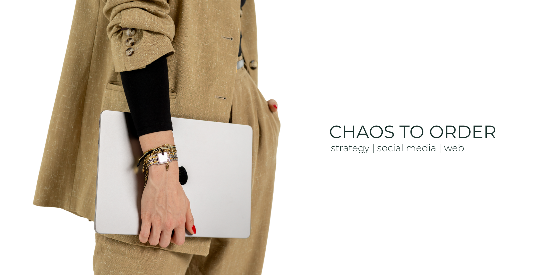 Chaos to order - stratgey, social media, web -Represent Design